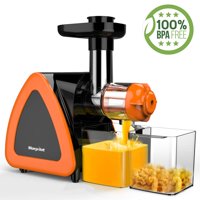 [2020 Newest] Juicer Machine, Morpilot Slow Masticating Juicer, Reverse Function, Cold Press Juicer Machine, Easy to Clean with Brush for High Nutrient Fruit & Vegetable Juice, Quiet Motor juicer