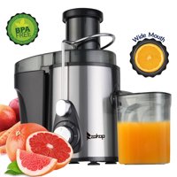 Juicer Wide Mouth Juice Extractor, SEGMART 600W Juicer Machine, 3 Speed Double Gear Orange Juicer For Fruits and Vegetable with Anti-drip Function, Stainless Steel and BPA Free, Easy To Clean, Q8897