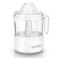 BLACK+DECKER 32oz Citrus Juicer with Self-reversing Cone, White, CJ650W