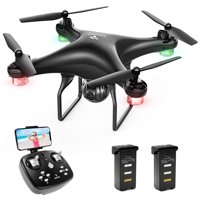 SNAPTAIN SP600 720P HD Camera Drone for Adults/Beginners, WiFi FPV,Voice Control RC Quadcopter with Altitude Hold, Headless Mode, Gravity Control, One Key Take Off/Landing 3D Flips Drone