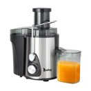 Ktaxon 1L 2 Speed Juicer Machine Juice Extractor for Whole Fruit and Vegetables, Silver